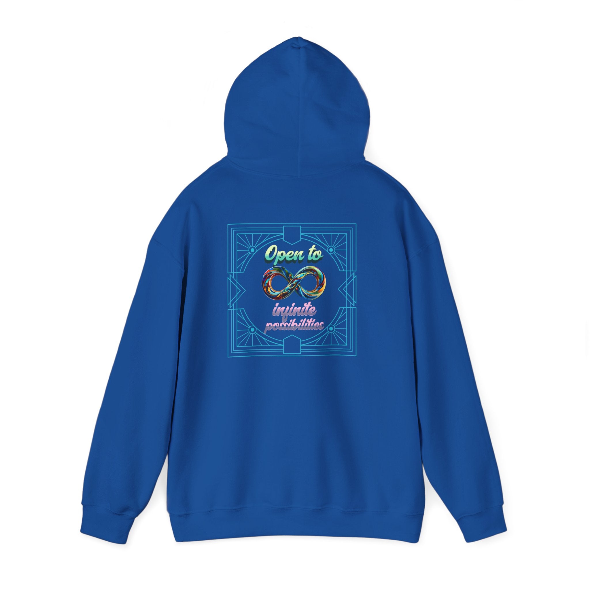 Infinite Possibilities Unisex Heavy Blend Hooded Sweatshirt, Cozy Hoodie, Gift for Her/Him, Casual Wear, Inspirational Sweatshirt
