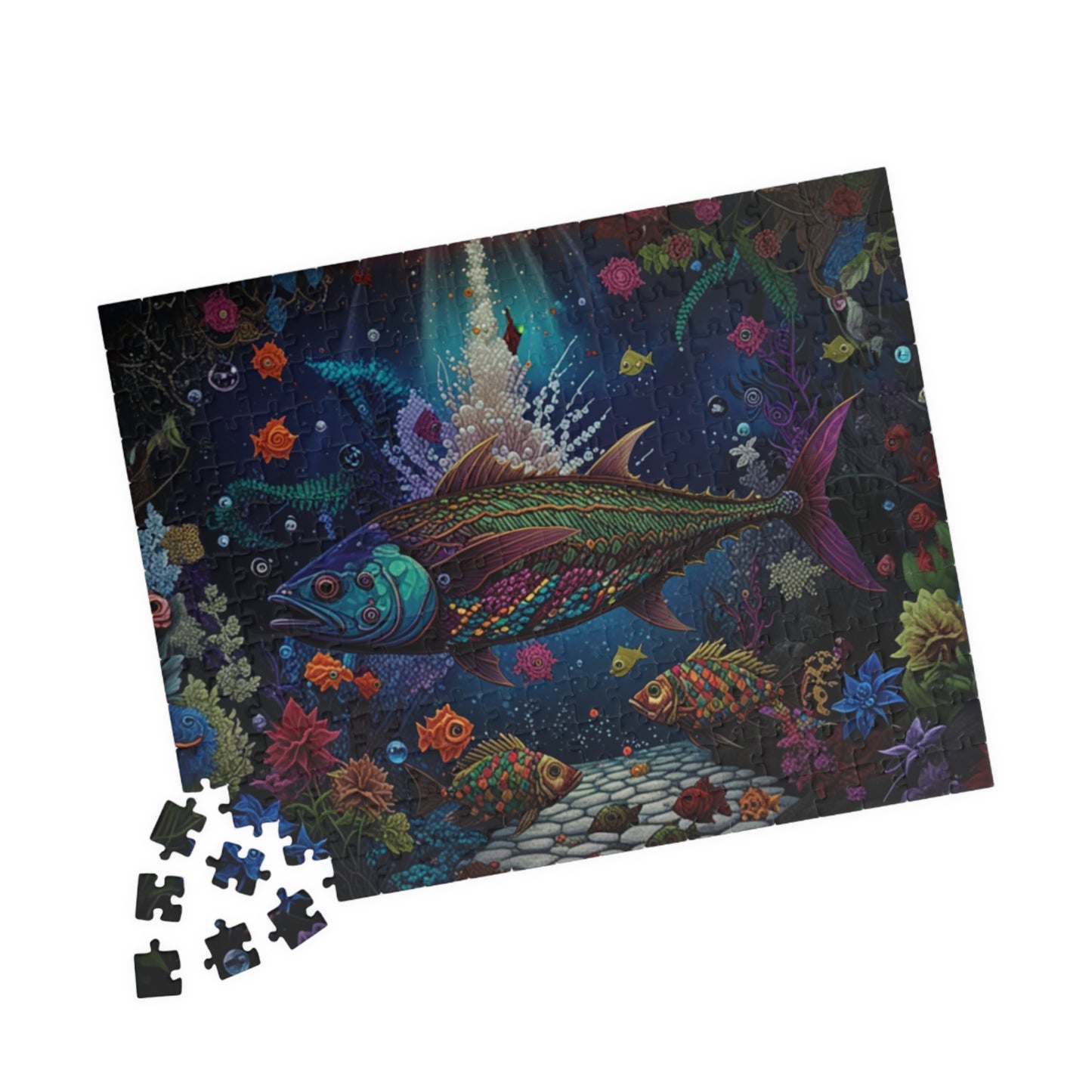 Underwater Wonderland Puzzle - Relaxing Ocean Scene, Mindful Activity, Family Game, Gift for Ocean Lovers, Home Decor