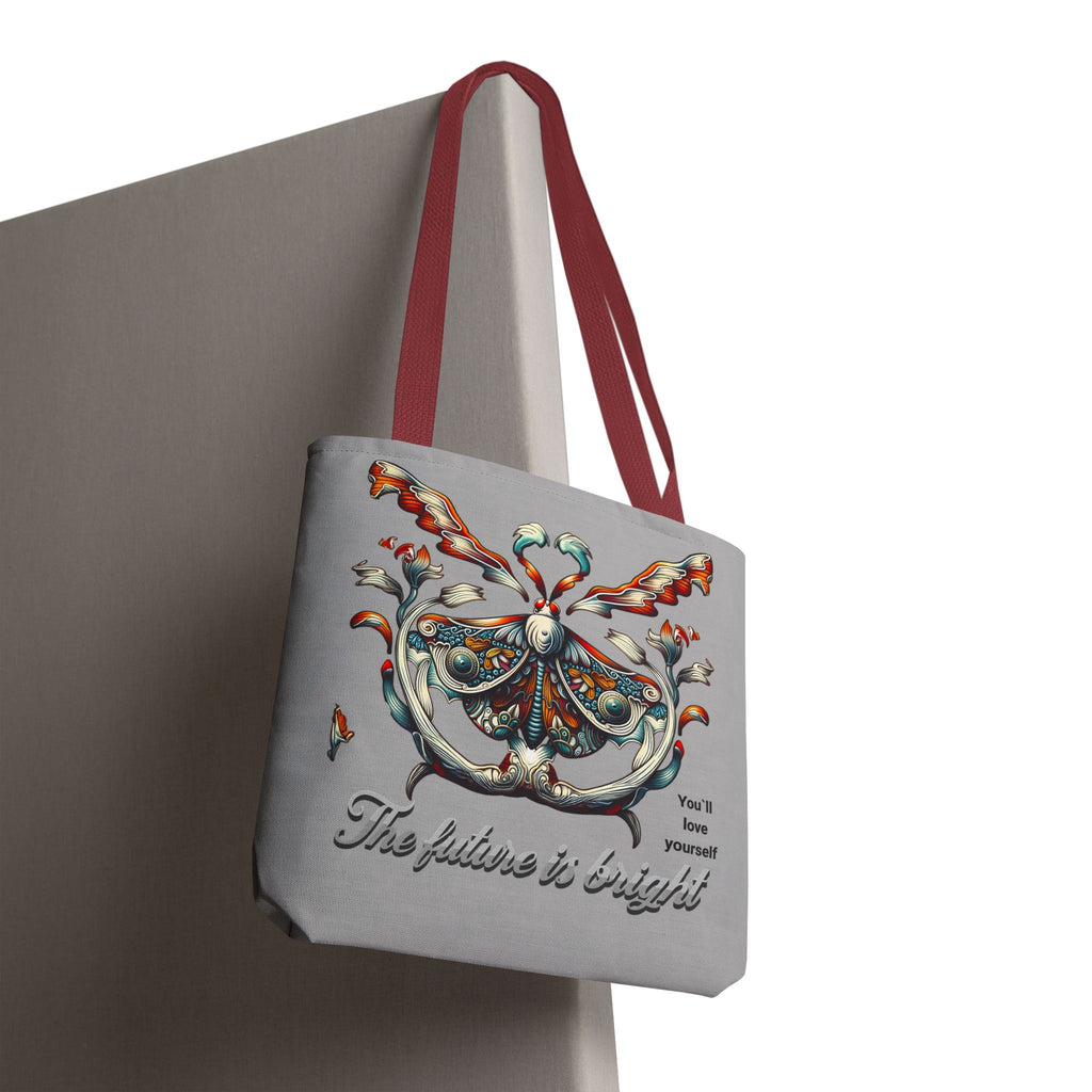 Tote Bag — 'The Future Is Bright' Decorative Butterfly Tote
