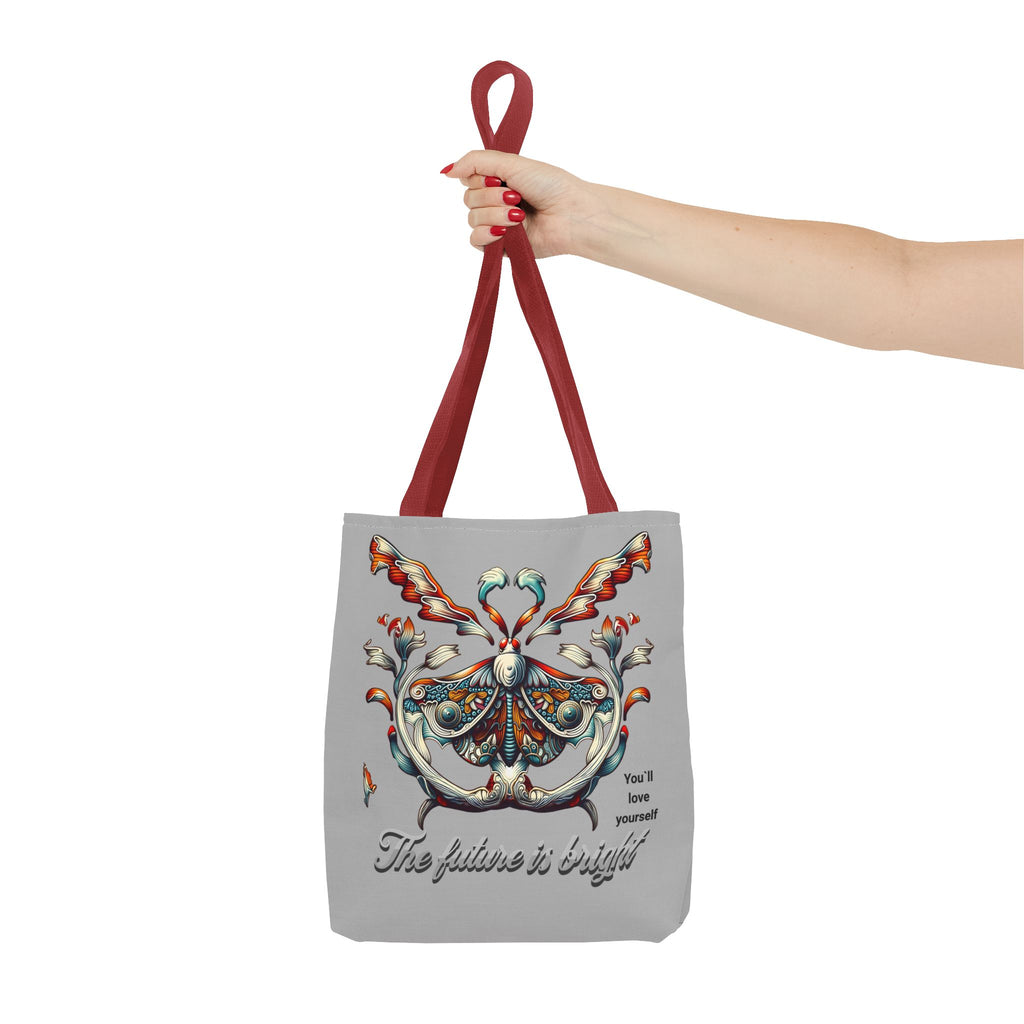 Tote Bag — 'The Future Is Bright' Decorative Butterfly Tote