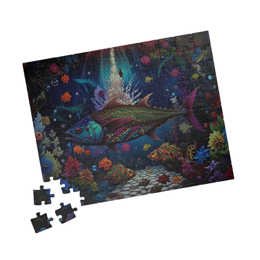 Underwater Wonderland Puzzle - Relaxing Ocean Scene, Mindful Activity, Family Game, Gift for Ocean Lovers, Home Decor