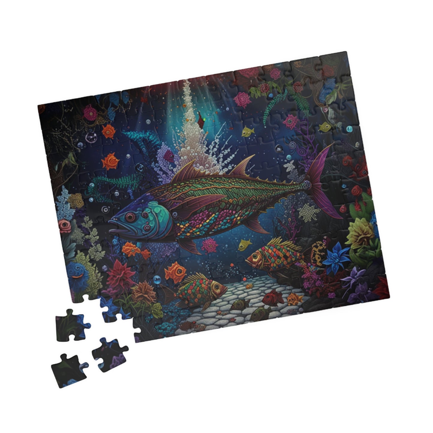 Underwater Wonderland Puzzle - Relaxing Ocean Scene, Mindful Activity, Family Game, Gift for Ocean Lovers, Home Decor