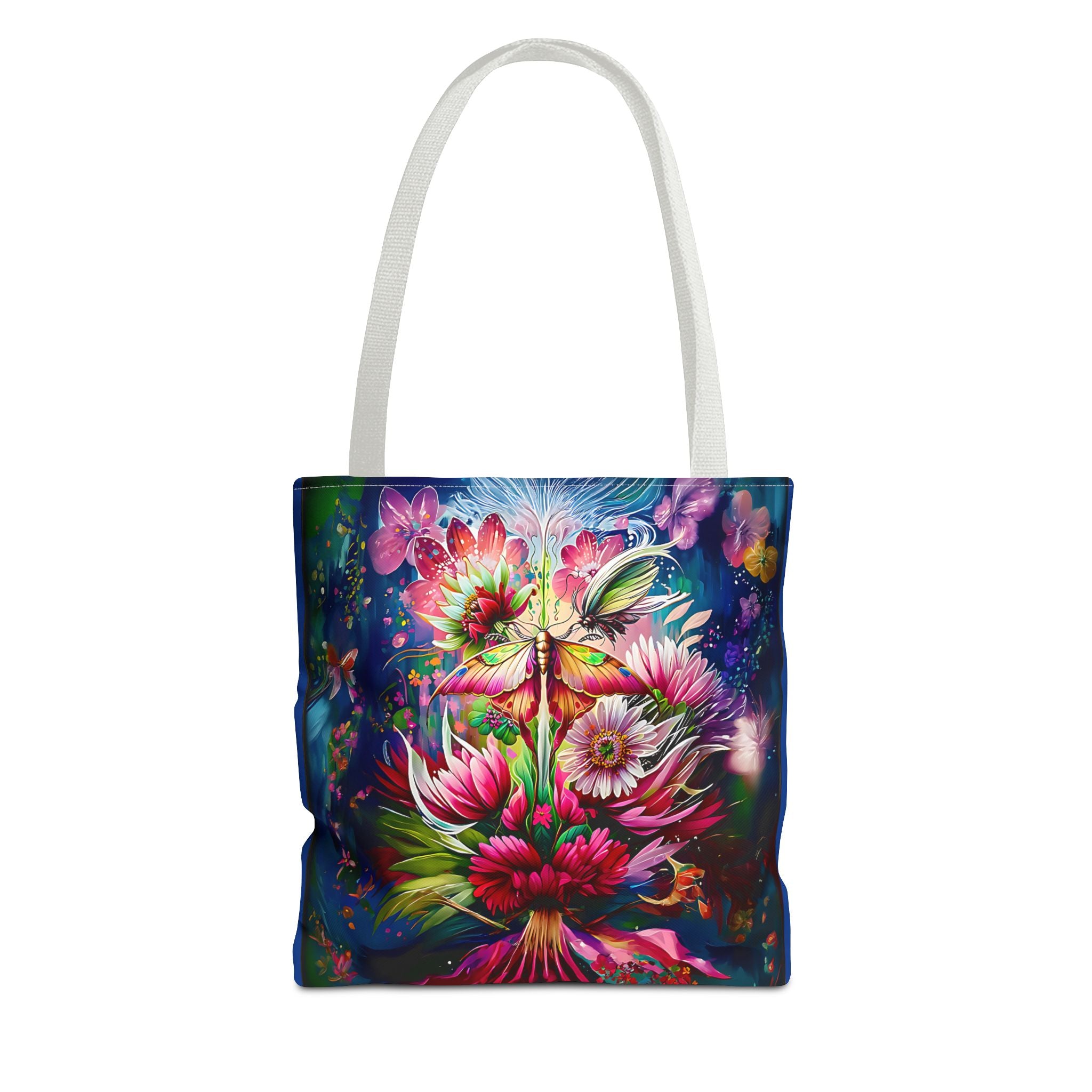 Floral Fantasy Tote Bag — Vibrant All-Over Print Blooming Bouquet