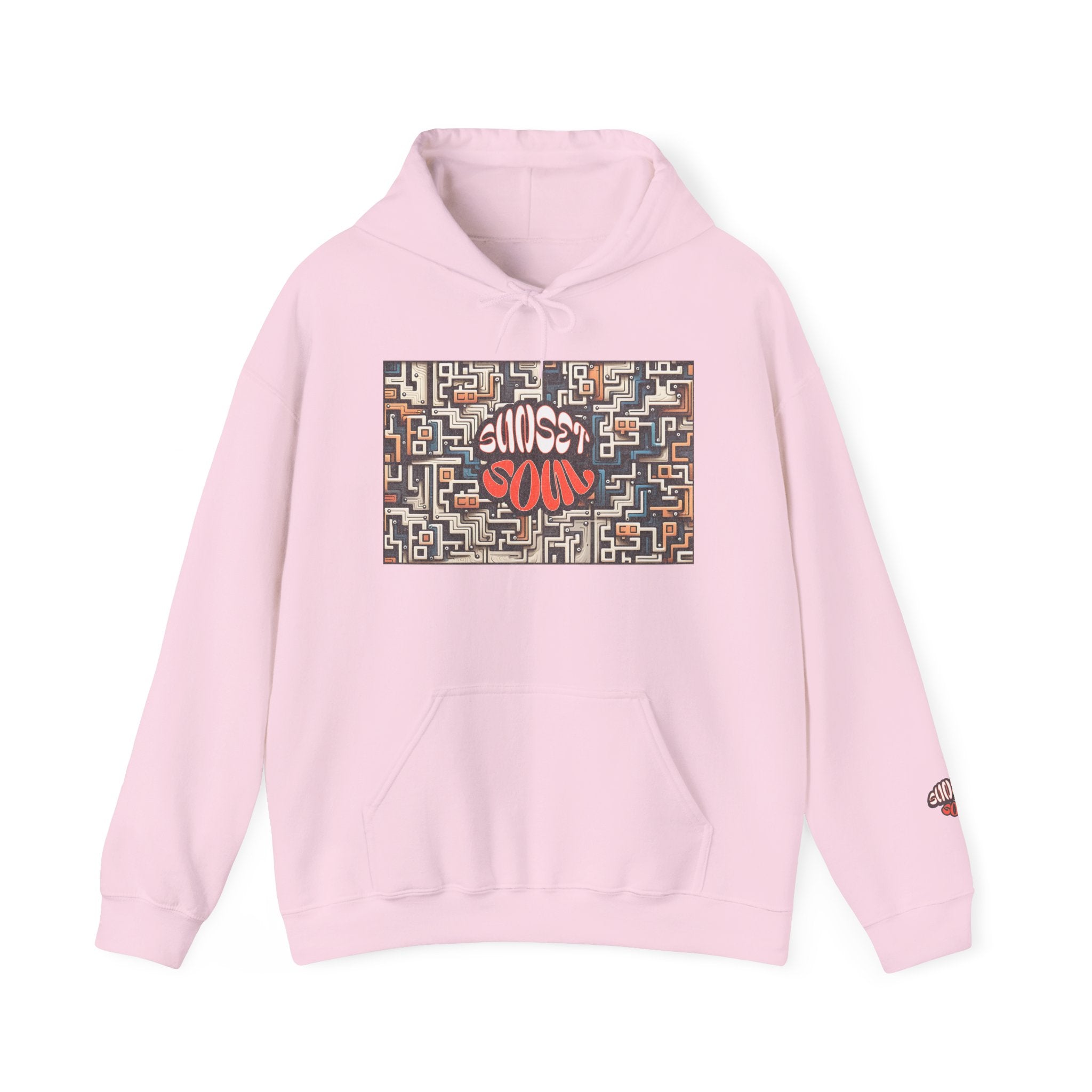 Choose Your Path Hoodie — Maze Graffiti Graphic Pullover