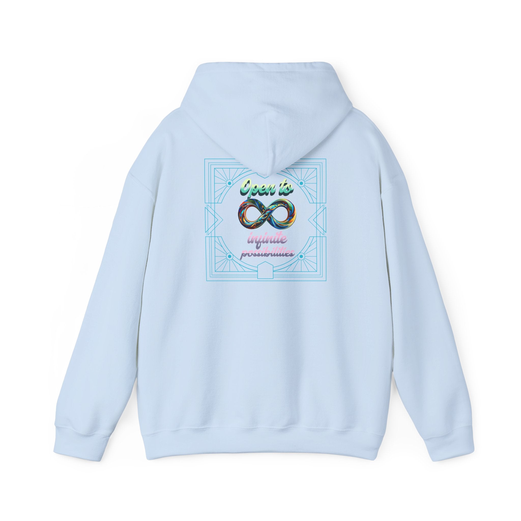 Infinite Possibilities Unisex Heavy Blend Hooded Sweatshirt, Cozy Hoodie, Gift for Her/Him, Casual Wear, Inspirational Sweatshirt