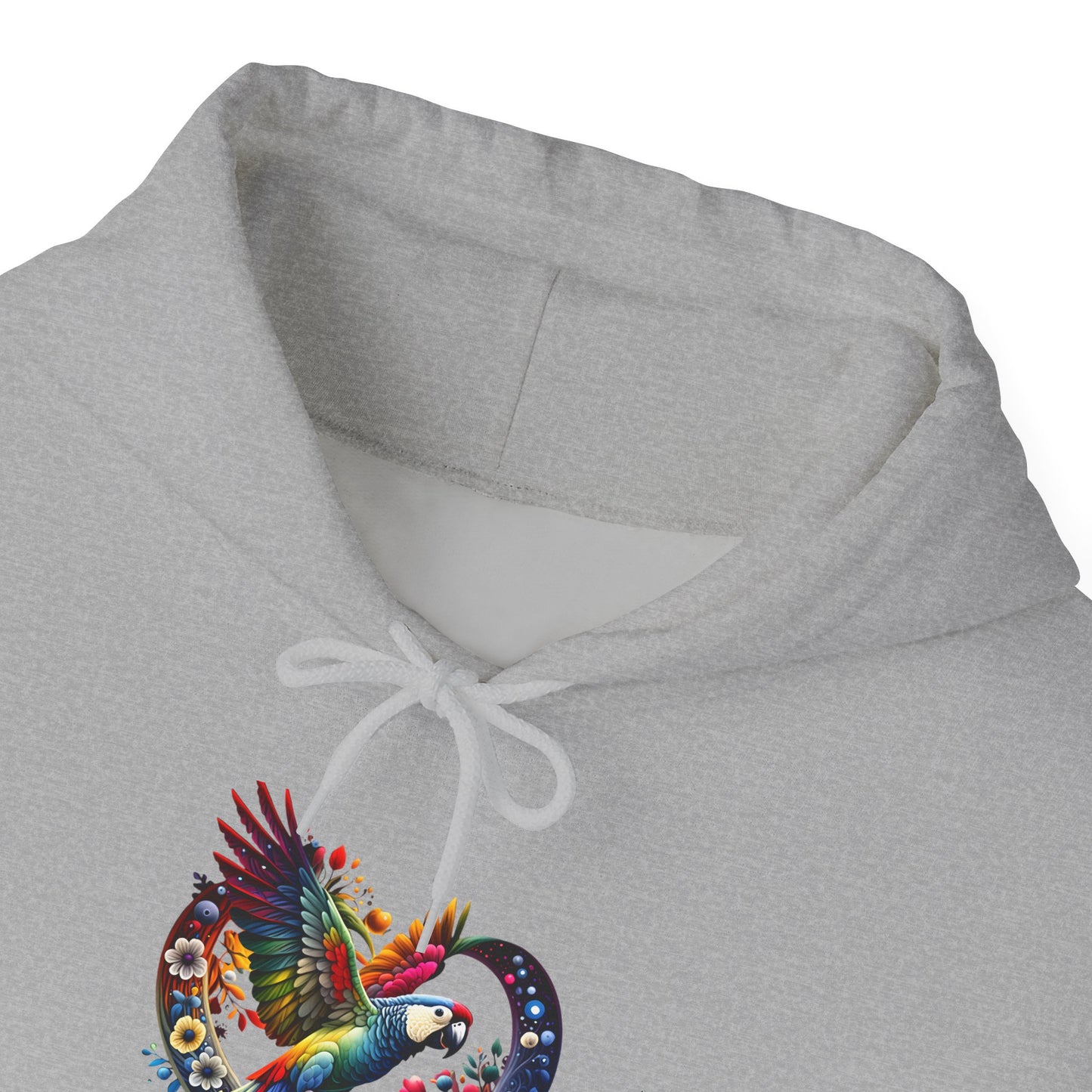 Colorful Heart Design Unisex Hoodie, Cozy Sweatshirt for Everyday Wear, Gift for Him/Her, Perfect for Valentine's Day, Casual Layering
