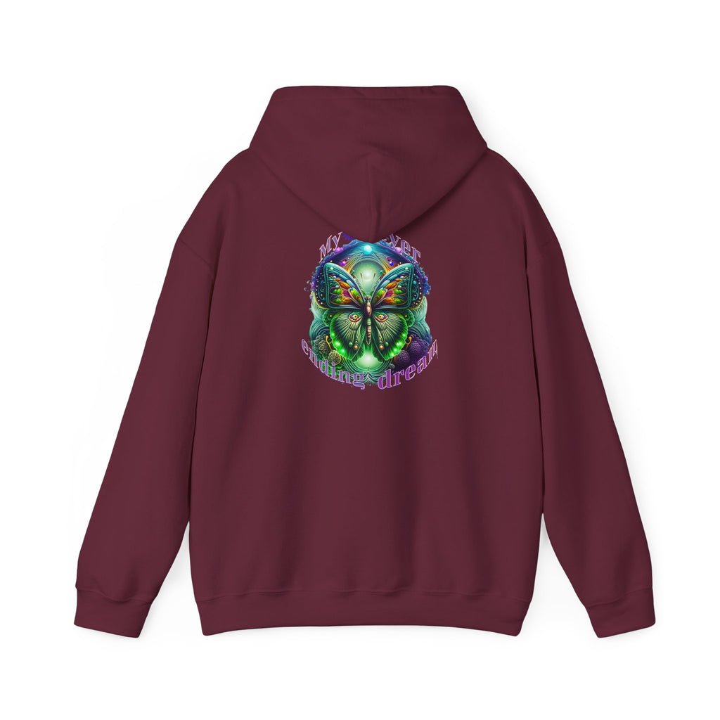 Enchanted Butterfly Hoodie - Cozy Unisex Sweatshirt, Nature Lover Gift, Cool Streetwear, Eco-Friendly Apparel, Festival Wear