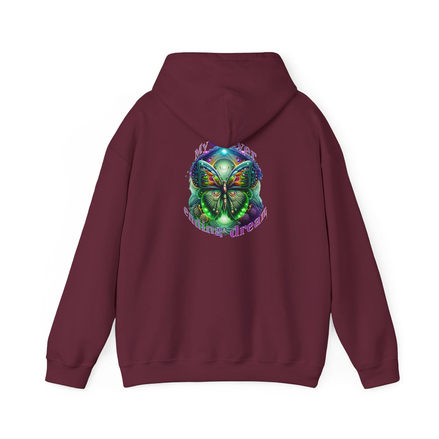 Enchanted Butterfly Hoodie - Cozy Unisex Sweatshirt, Nature Lover Gift, Cool Streetwear, Eco-Friendly Apparel, Festival Wear