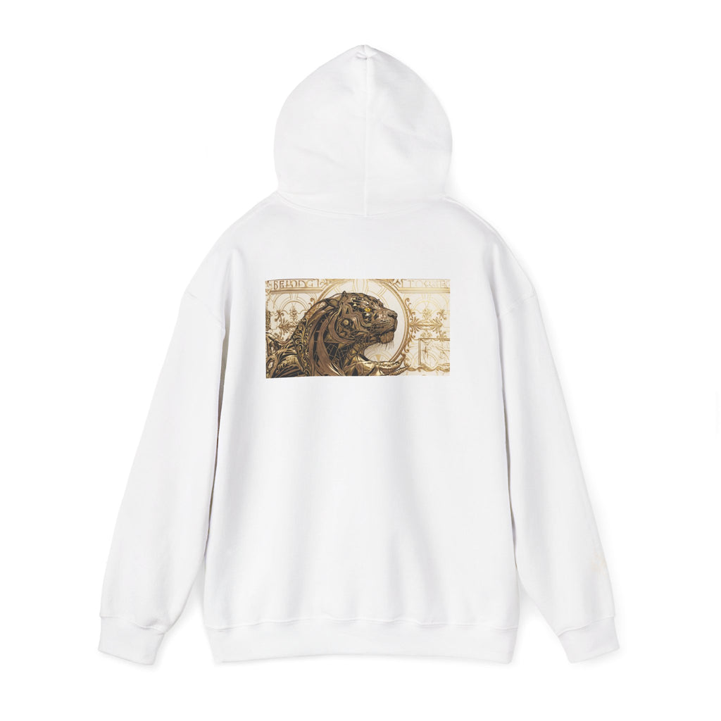 Hoodie — Vintage Steampunk Lion Crest Back Print