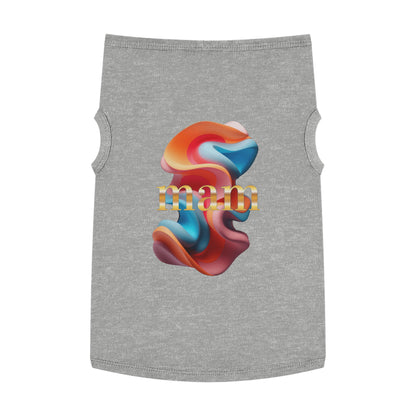 Colorful Pet Tank Top for Summer Fun, Pet Apparel, Dog Fashion, Cute Dog Clothes, Gifts for Pet Lovers