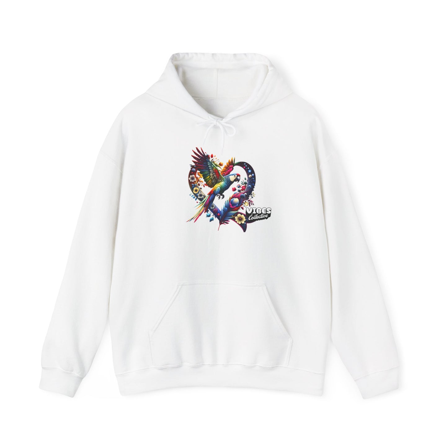 Colorful Heart Design Unisex Hoodie, Cozy Sweatshirt for Everyday Wear, Gift for Him/Her, Perfect for Valentine's Day, Casual Layering