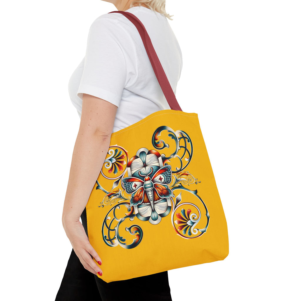Butterfly Heart Tote Bag