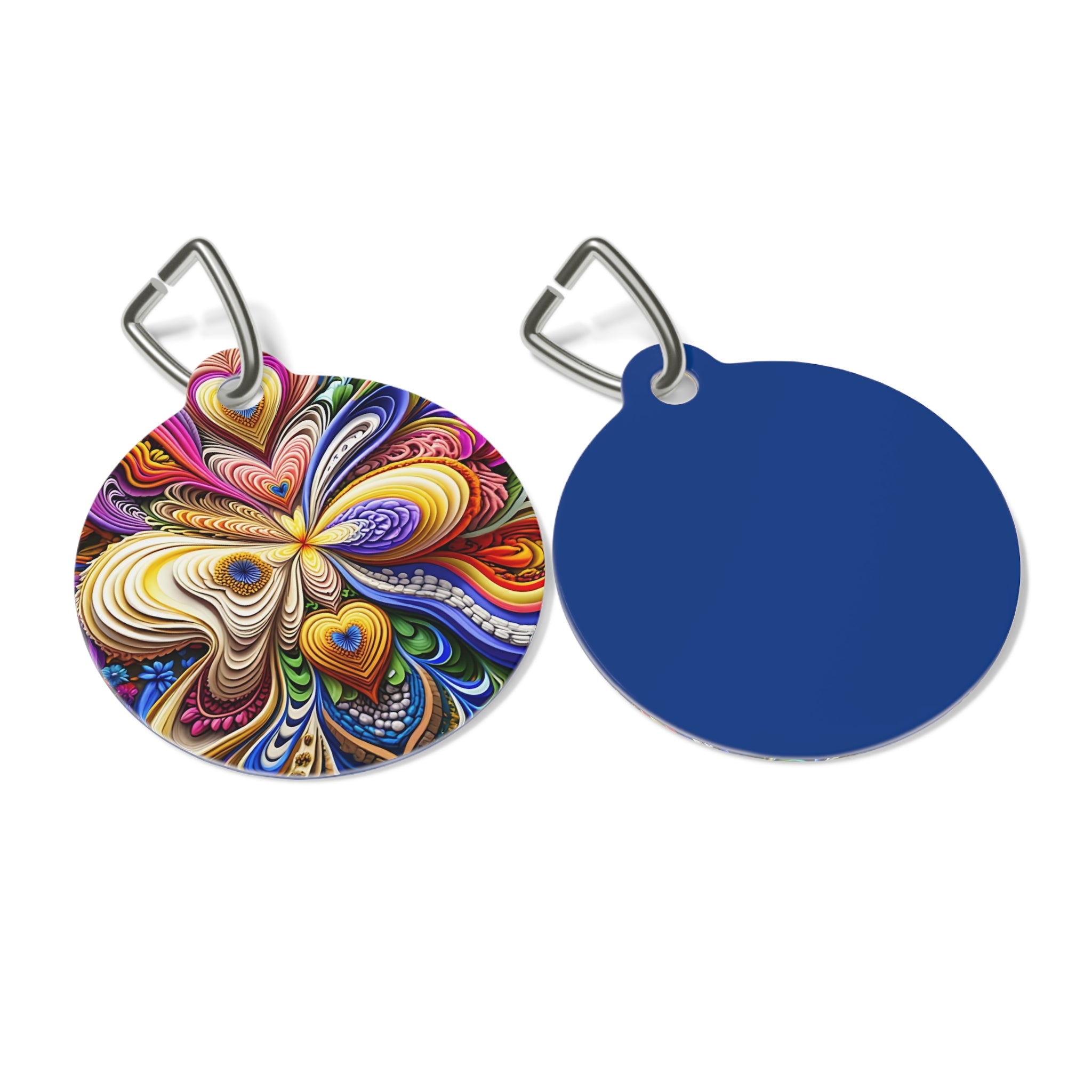 Pet Tag for Dogs and Cats, Tag, Vibrant Pet Name Tag, Gift for Pet Lovers, Unique Animal Accessories