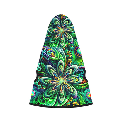 Vibrant Floral Pet Hoodie  Colorful Cat Apparel, Cute Pet Costume, Unique Pet Gift, Stylish Animal Clothing