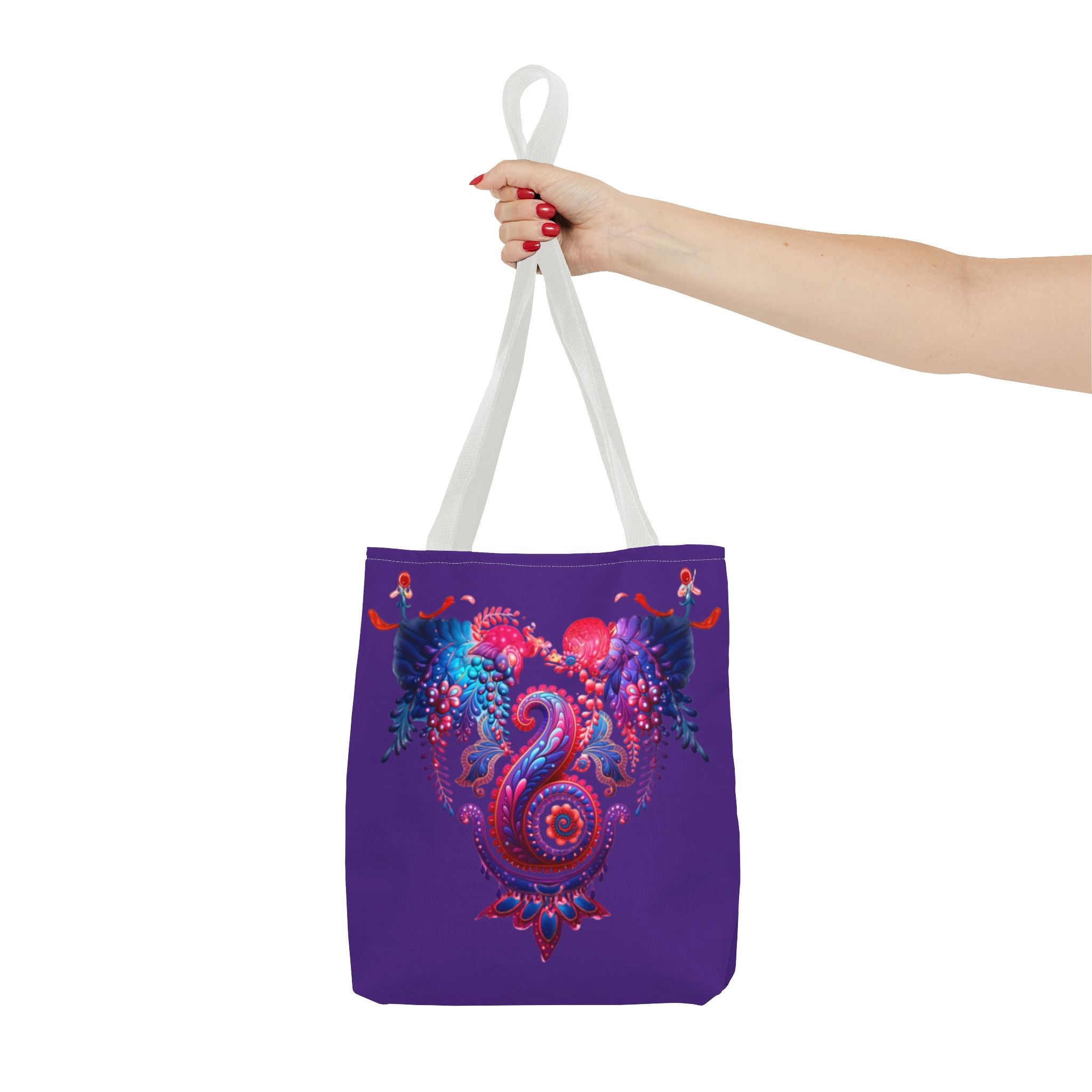 Vibrant Bohemian Tote Bag, Colorful Shopping Bag, Artistic Beach Tote, Eco-Friendly Canvas Bag, Gifts for Art Lovers, Festival Essential
