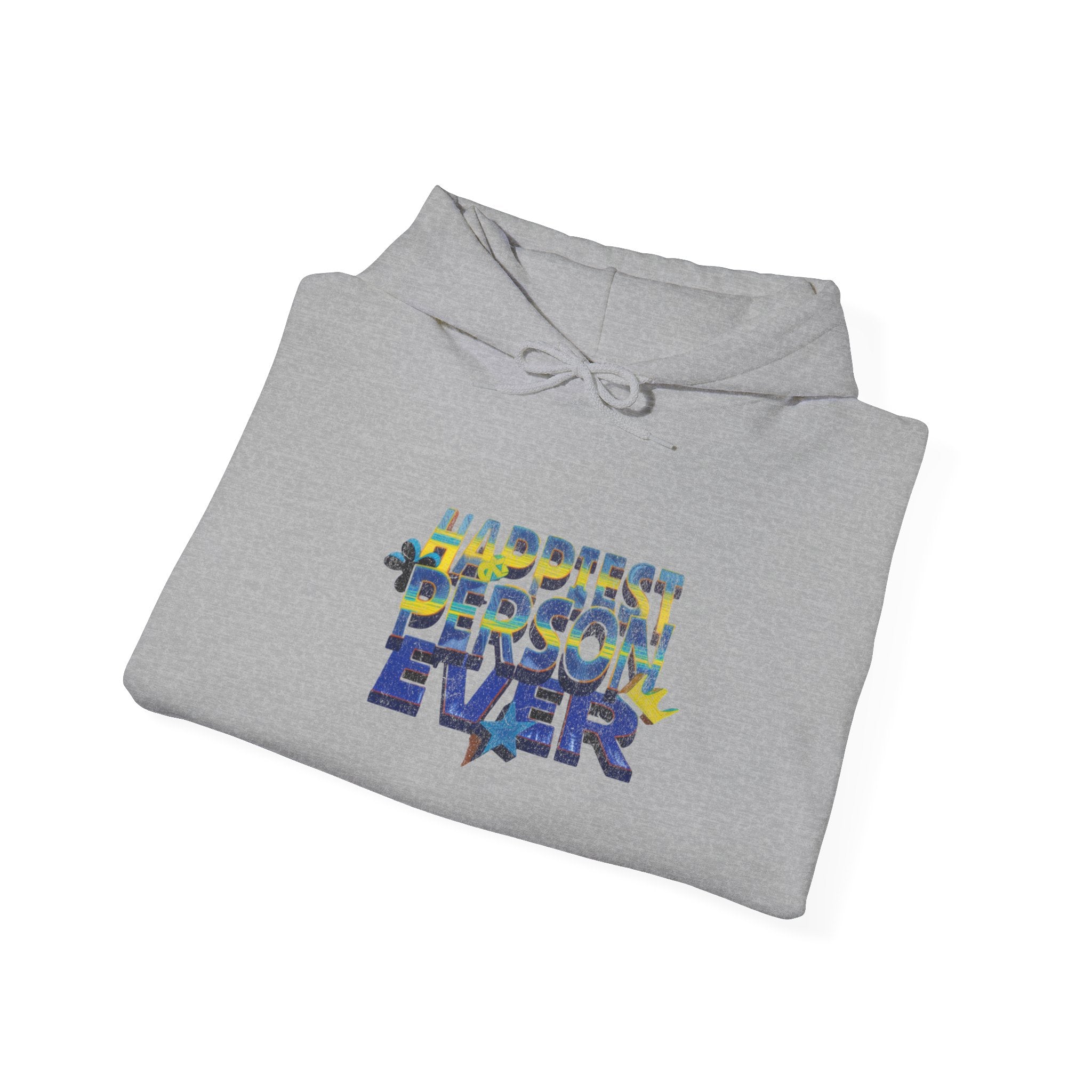 Happy Person Hoodie — Colorful Psychedelic Eye Art Pullover