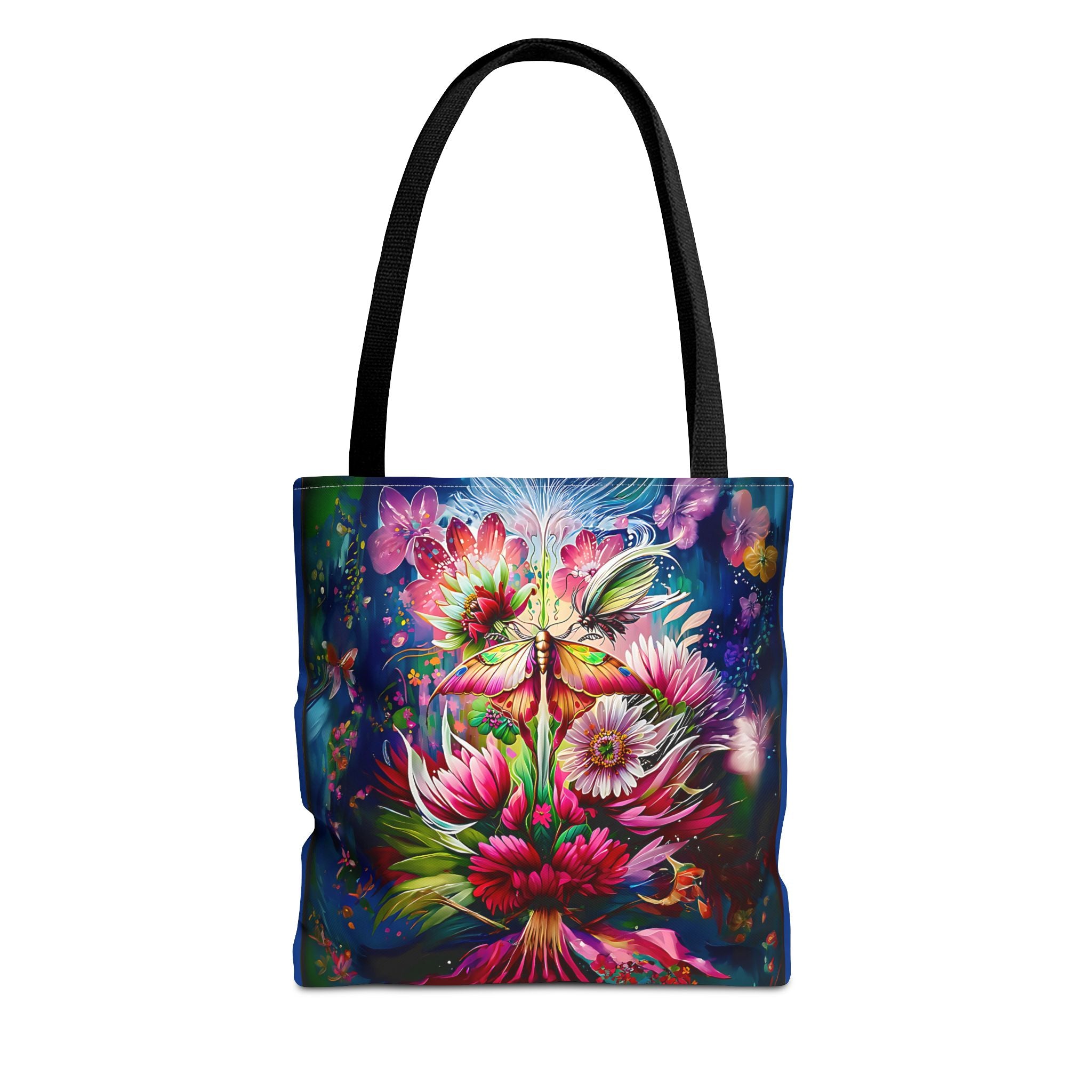 Floral Fantasy Tote Bag — Vibrant All-Over Print Blooming Bouquet
