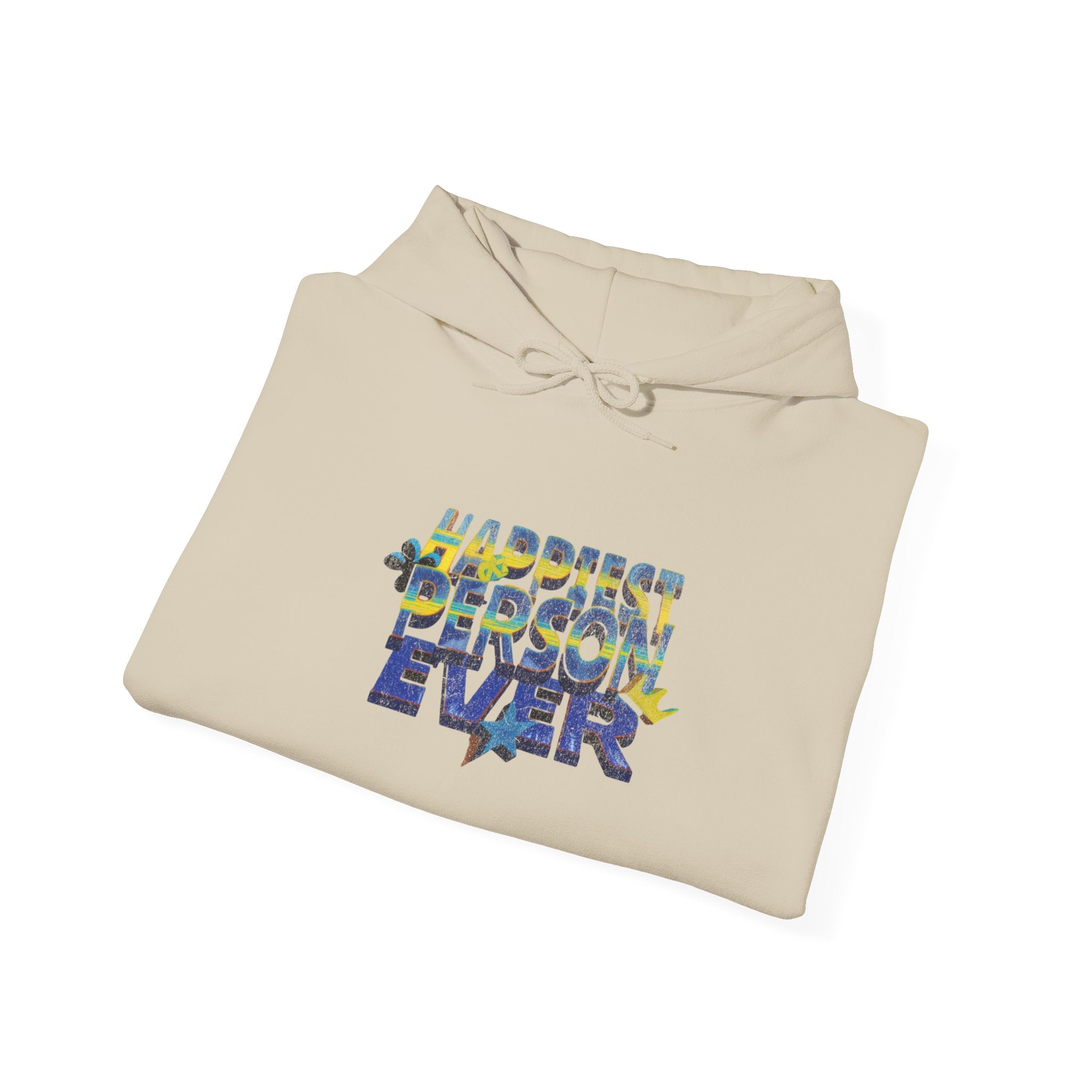 Happy Person Hoodie — Colorful Psychedelic Eye Art Pullover
