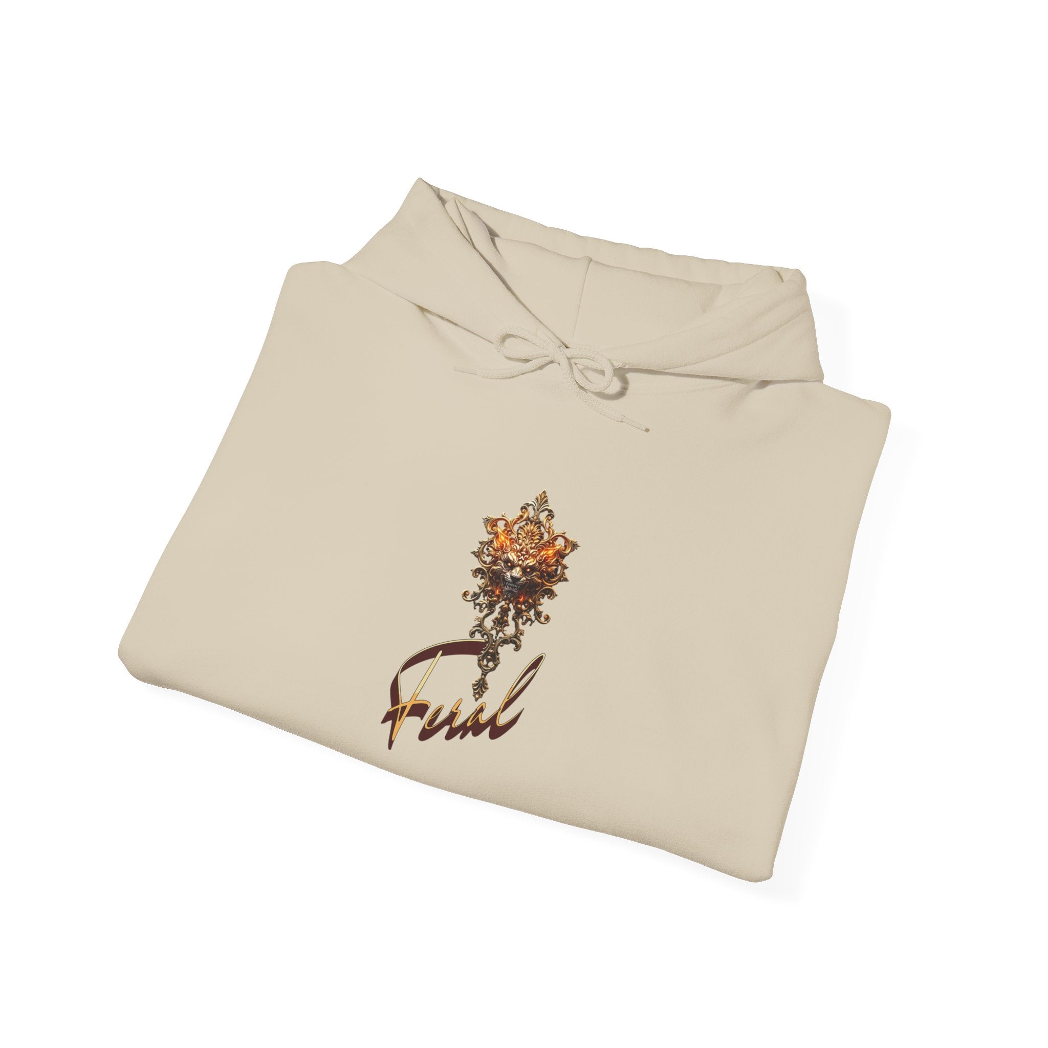 Leo Pride Hoodie — Gold Lion Art "Be Fierce" Sweatshirt
