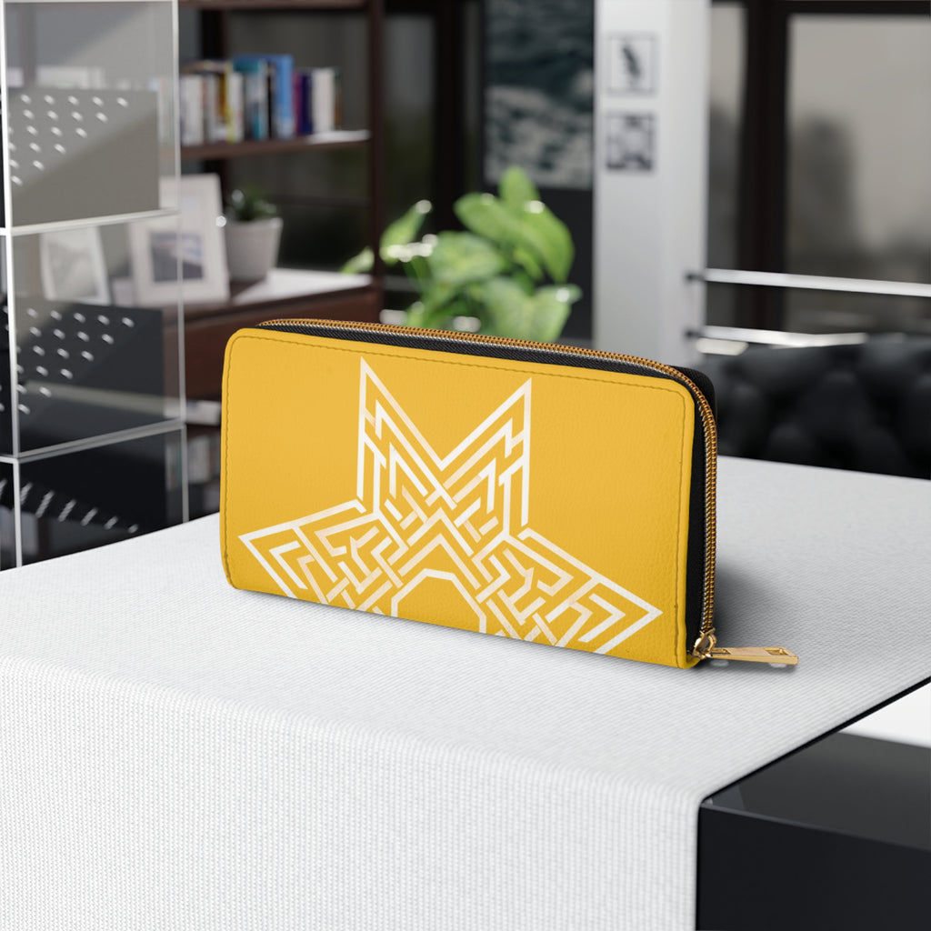 Endless Stars Zipper Wallet — Celestial Zip Wallet for Cards & Cash