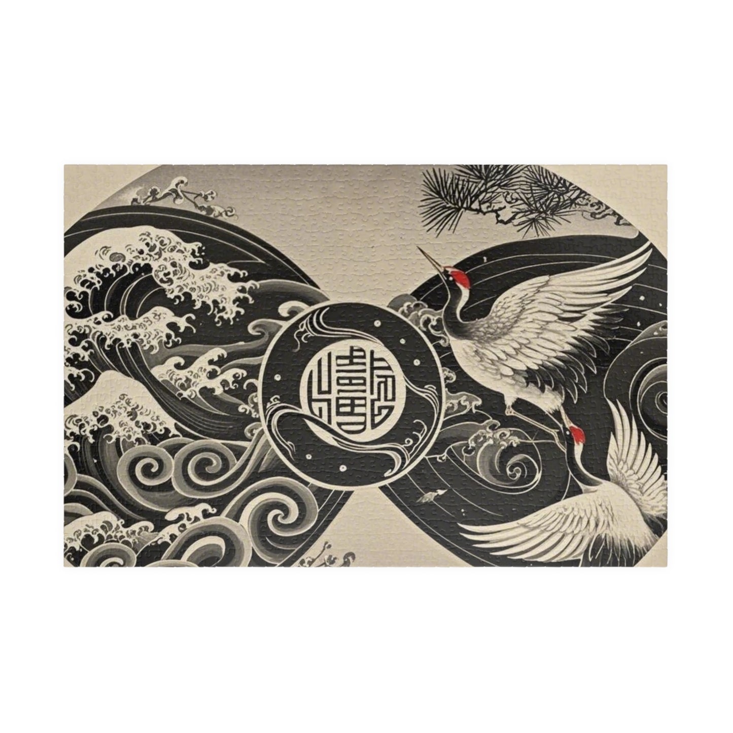 Elegant Crane Puzzle - Serene Artwork for Relaxation and Family Fun, Unique Gift for Puzzle Lovers, Home Decor, Mindfulness Activity, [...]