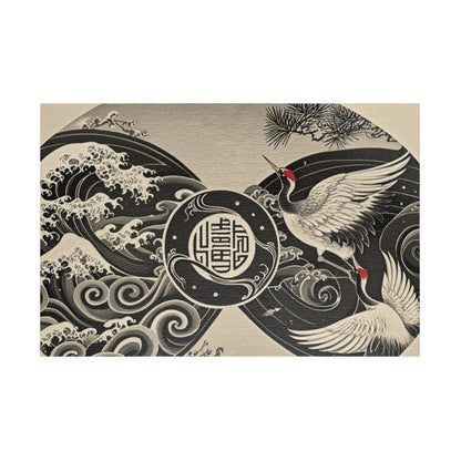 Elegant Crane Puzzle - Serene Artwork for Relaxation and Family Fun, Unique Gift for Puzzle Lovers, Home Decor, Mindfulness Activity, [...]