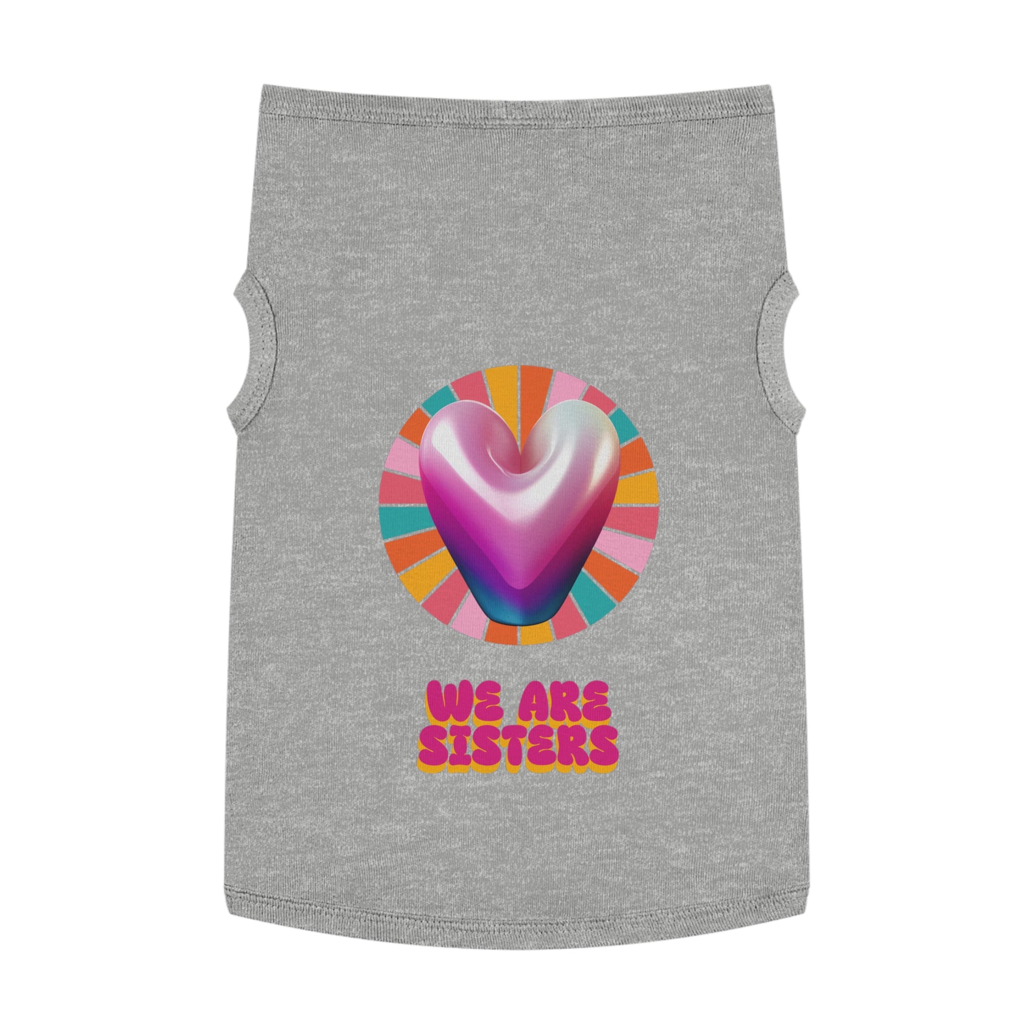Joyful Pet Tank Top | We Are Sisters | Fun Dog Apparel, Summer Pet Wear, Cute Pet Gifts, Pet Fashion