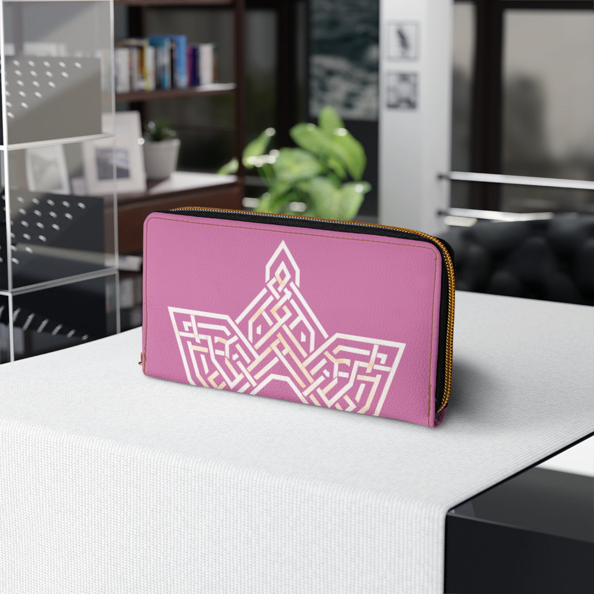 Endless Stars Zipper Wallet — Celestial Night Sky Card Holder