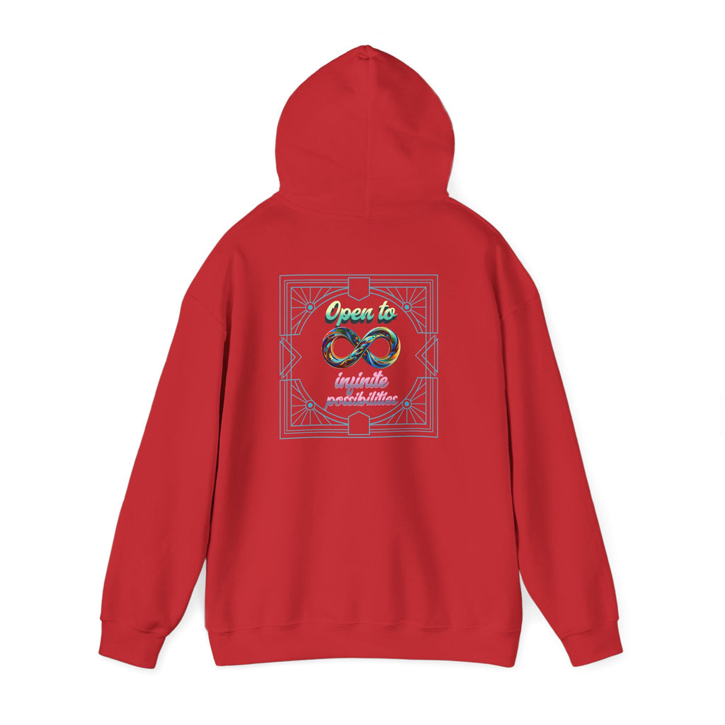Infinite Possibilities Unisex Heavy Blend Hooded Sweatshirt, Cozy Hoodie, Gift for Her/Him, Casual Wear, Inspirational Sweatshirt