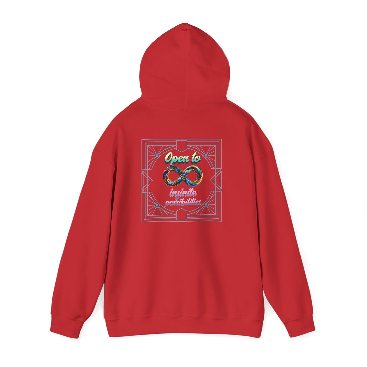Infinite Possibilities Unisex Heavy Blend Hooded Sweatshirt, Cozy Hoodie, Gift for Her/Him, Casual Wear, Inspirational Sweatshirt