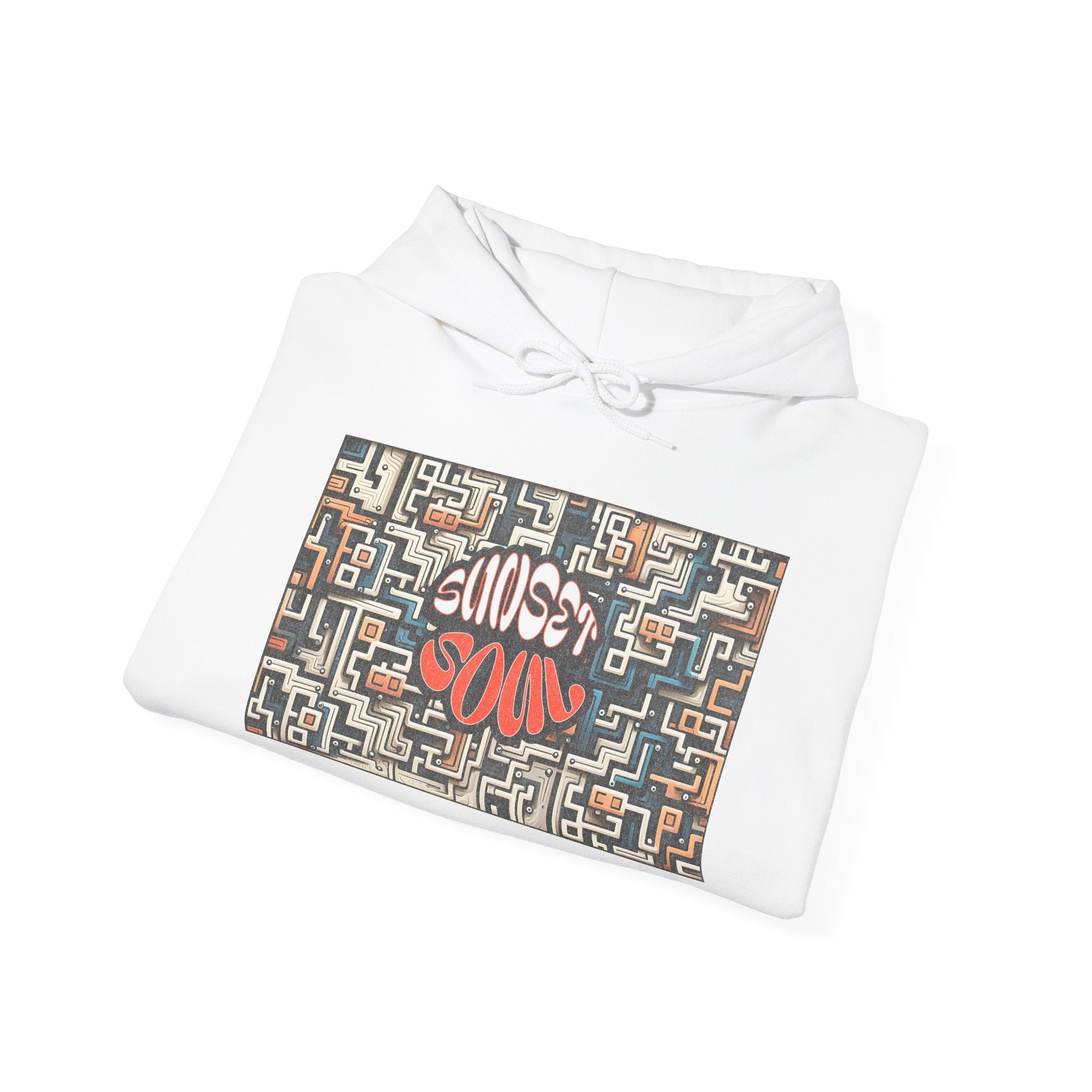 Choose Your Path Hoodie — Maze Graffiti Graphic Pullover