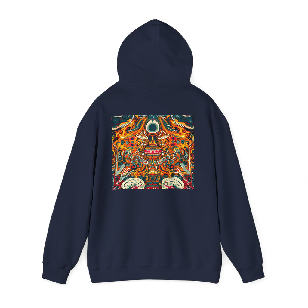Psychedelic Abstract Hoodie – Vibrant Trippy Art Pullover