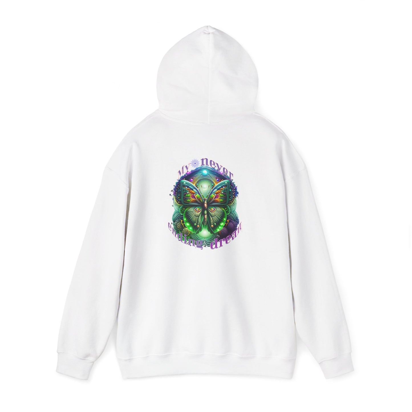 Enchanted Butterfly Hoodie - Cozy Unisex Sweatshirt, Nature Lover Gift, Cool Streetwear, Eco-Friendly Apparel, Festival Wear