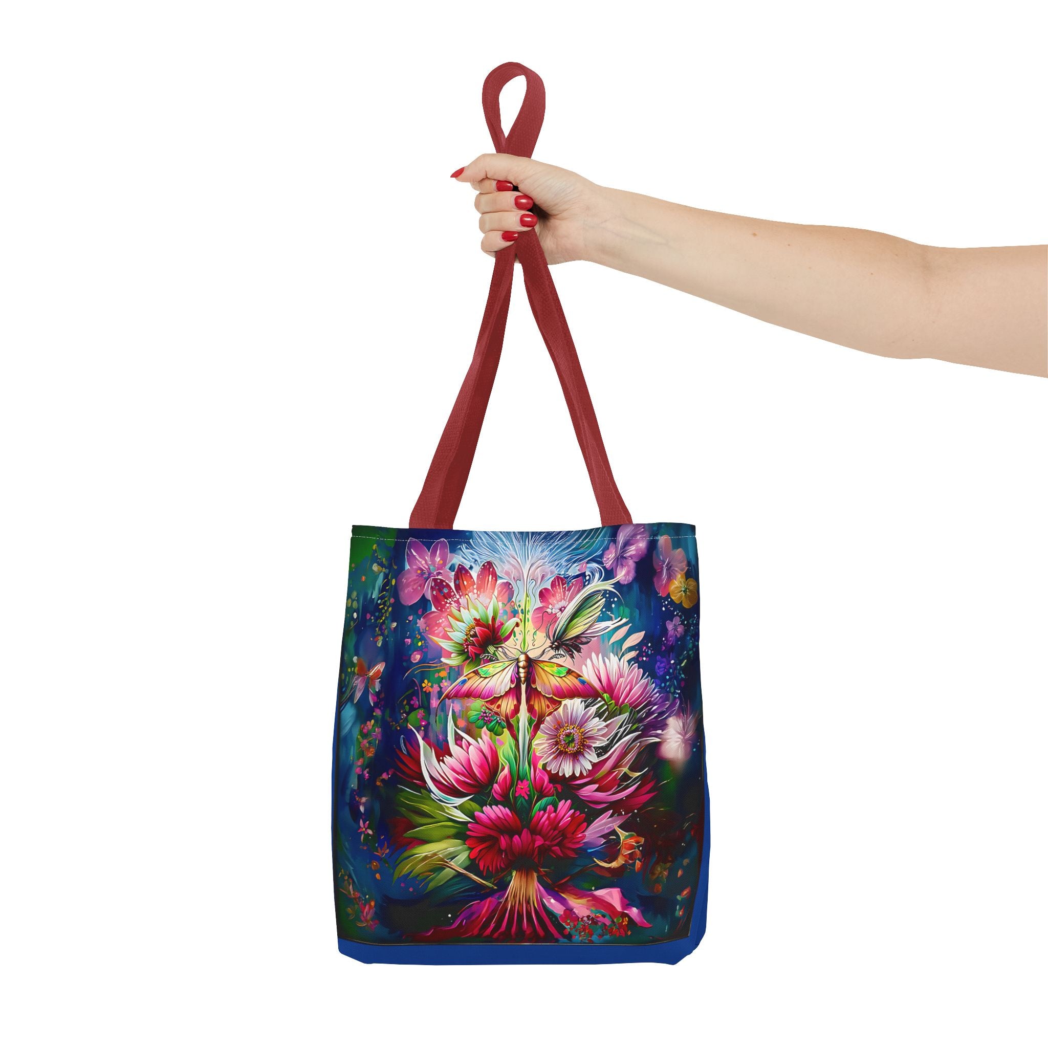 Floral Fantasy Tote Bag — Vibrant All-Over Print Blooming Bouquet