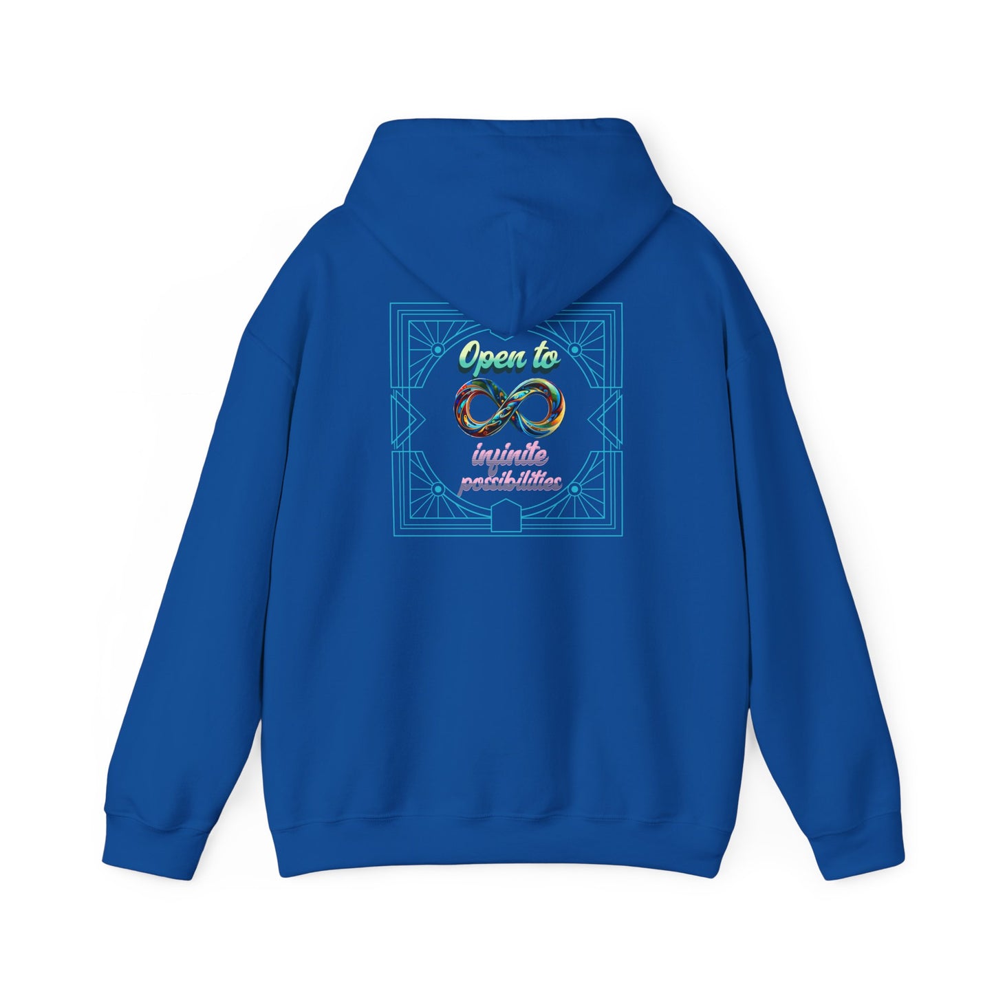 Infinite Possibilities Unisex Heavy Blend Hooded Sweatshirt, Cozy Hoodie, Gift for Her/Him, Casual Wear, Inspirational Sweatshirt