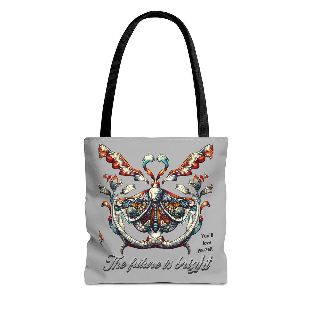 Tote Bag — 'The Future Is Bright' Decorative Butterfly Tote
