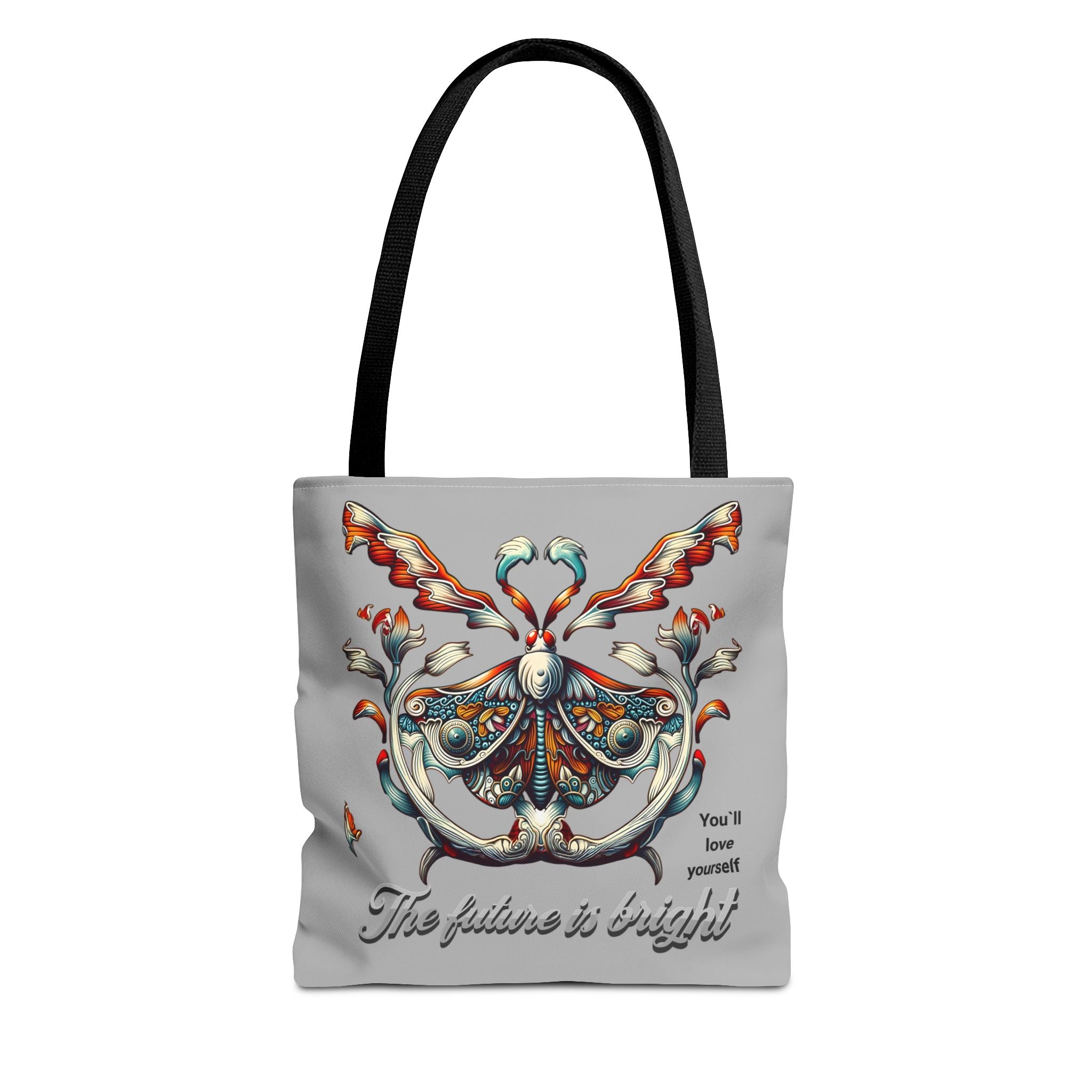 Tote Bag — 'The Future Is Bright' Decorative Butterfly Tote
