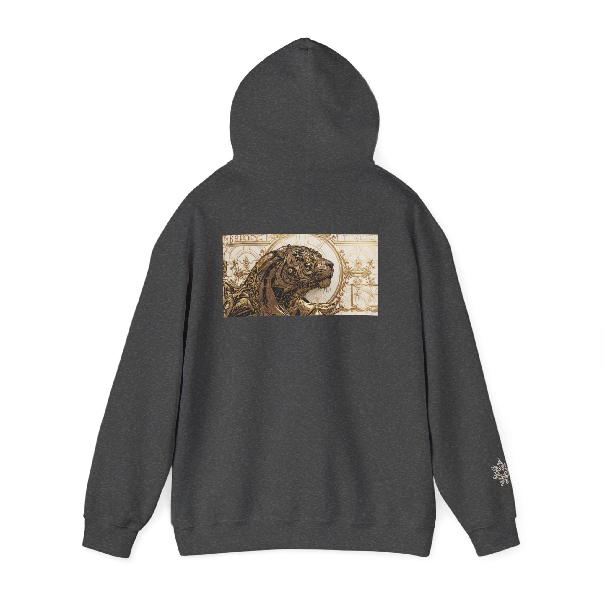 Hoodie — Vintage Steampunk Lion Crest Back Print