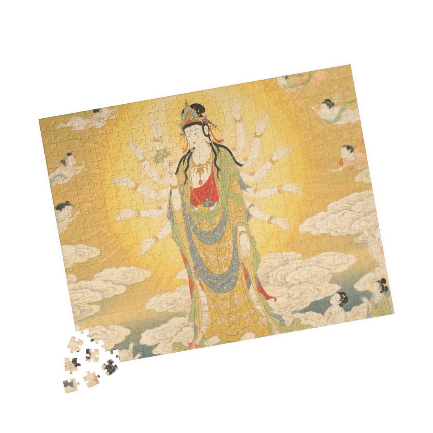 Serene Buddha Puzzle - 1014 Piece, Meditation Art, Perfect Gift for Mindfulness, Family Bonding Activity, Home Decor