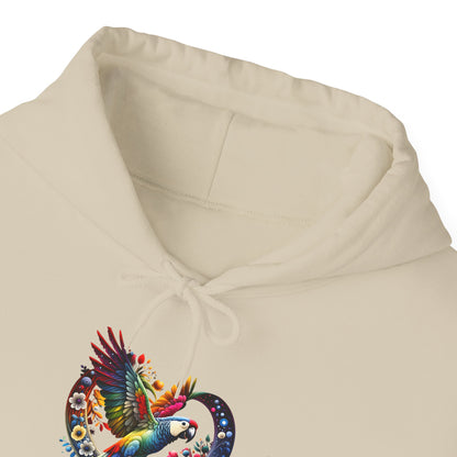 Colorful Heart Design Unisex Hoodie, Cozy Sweatshirt for Everyday Wear, Gift for Him/Her, Perfect for Valentine's Day, Casual Layering