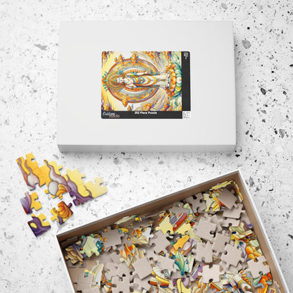 Serene Bodhisattva Puzzle - Meditation Decor, Mindfulness Gift, Buddhist Art, Relaxation Activity, Family Game