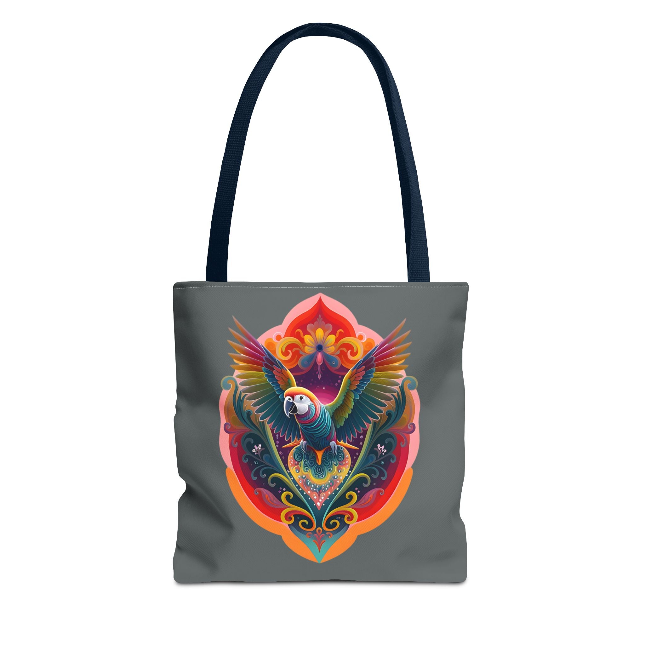 Colorful Parrot Tote Bag | Eco-Friendly Shopping Bag, Beach Tote, Art Print Bag, Gift for Bird Lovers, Fun Everyday Use