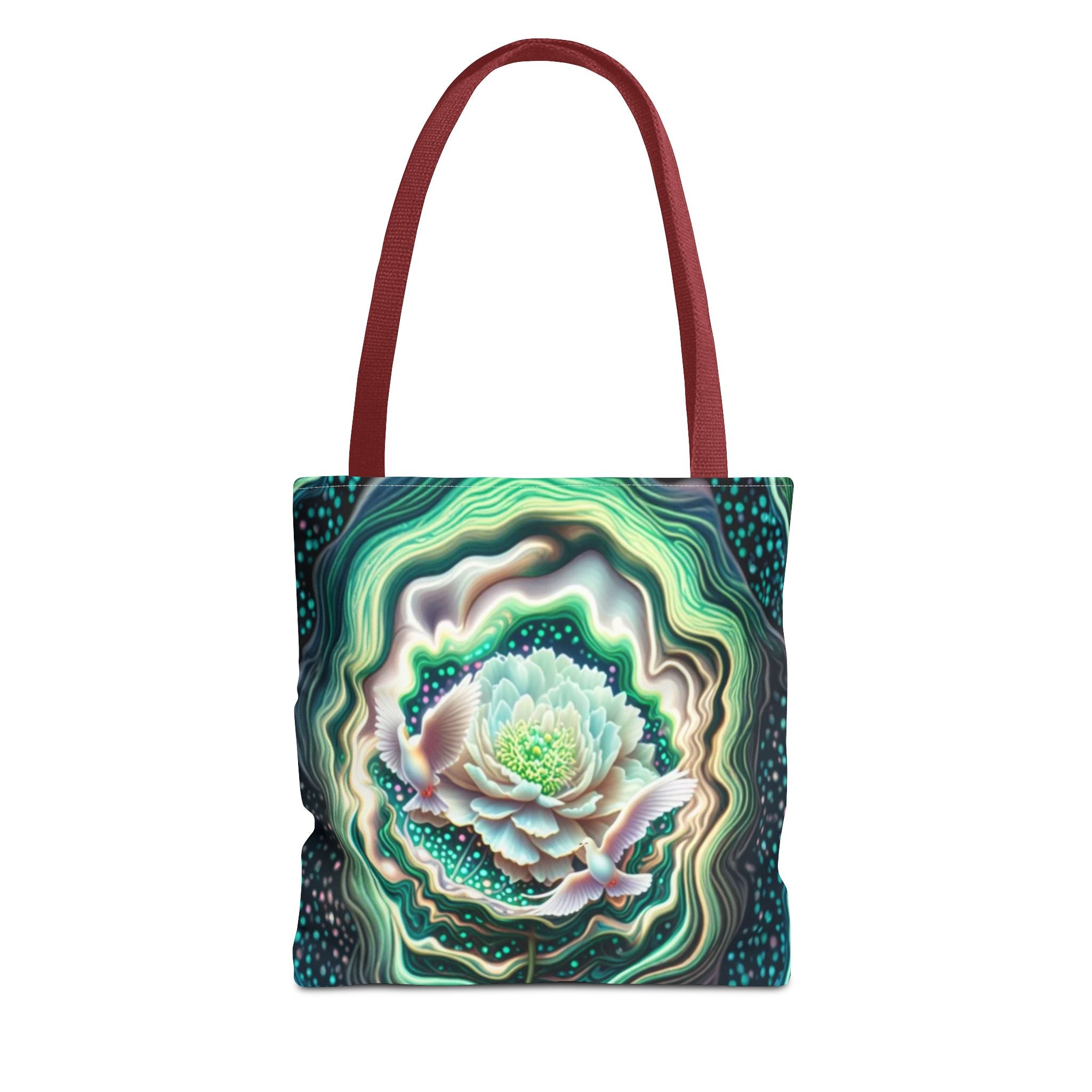 Floral Pattern Tote Bag, Eco-Friendly Shopping Bag, Art Tote, Gift for Mom, Beach Bag, Boho Flower Bag