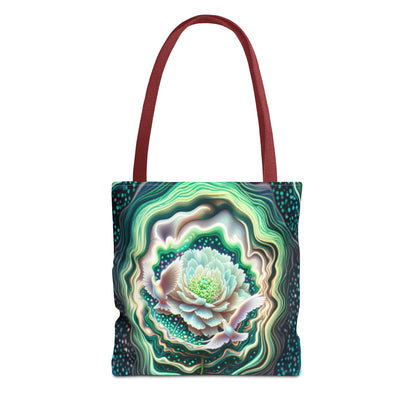 Floral Pattern Tote Bag, Eco-Friendly Shopping Bag, Art Tote, Gift for Mom, Beach Bag, Boho Flower Bag
