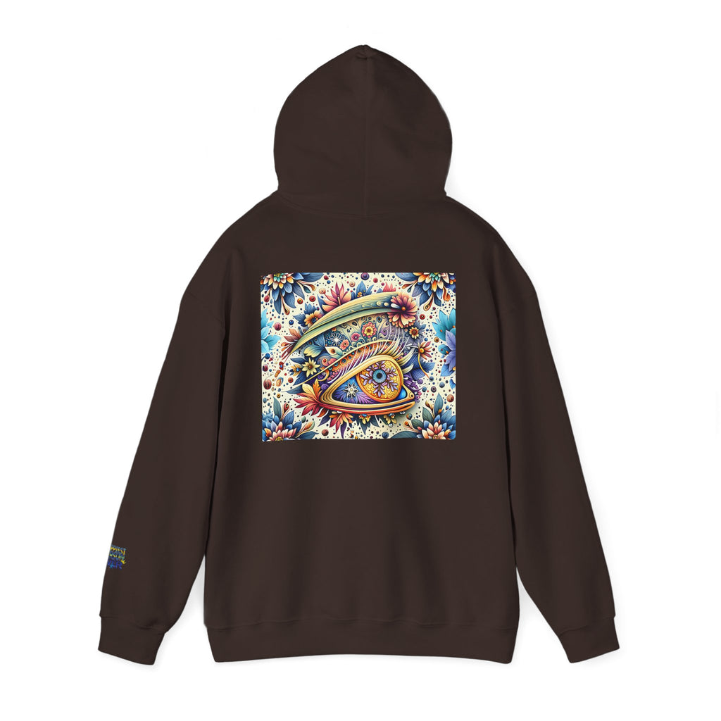 Happy Person Hoodie — Colorful Psychedelic Eye Art Pullover