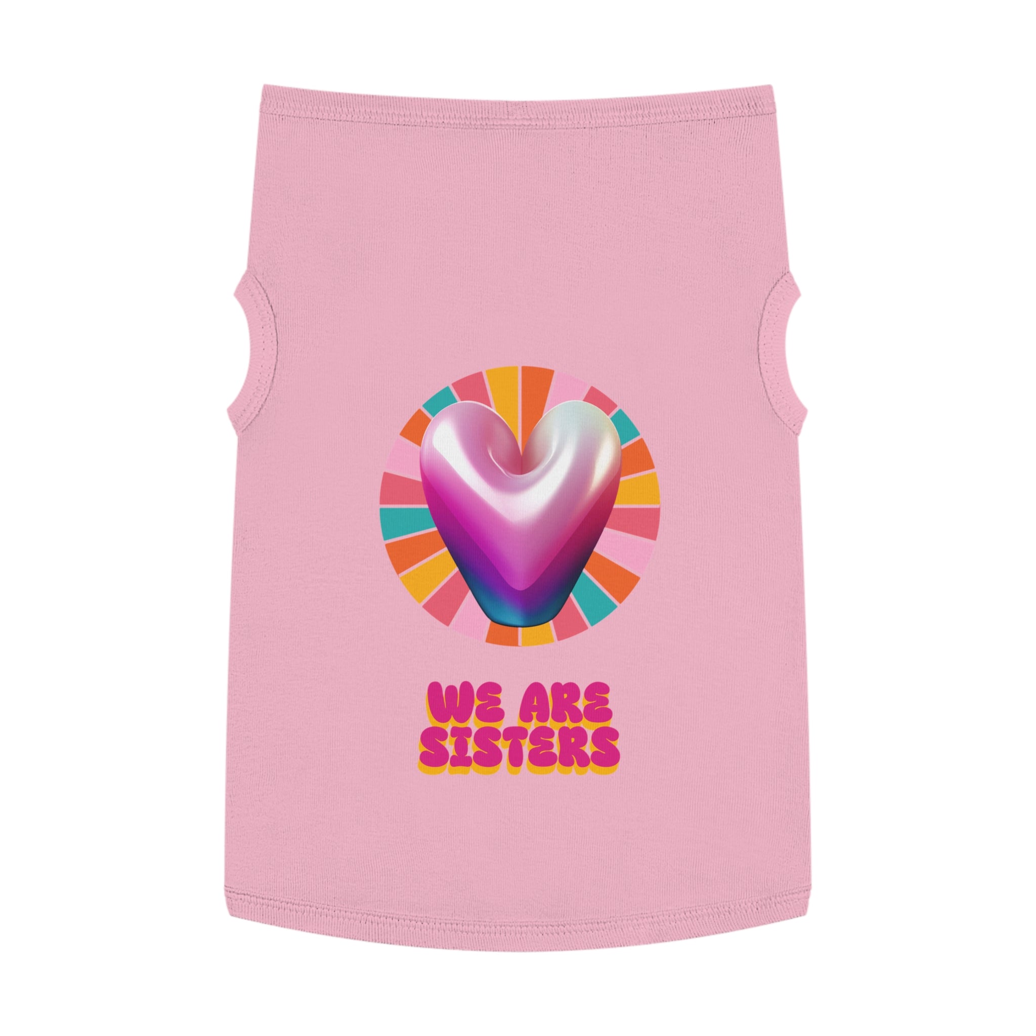 Joyful Pet Tank Top | We Are Sisters | Fun Dog Apparel, Summer Pet Wear, Cute Pet Gifts, Pet Fashion