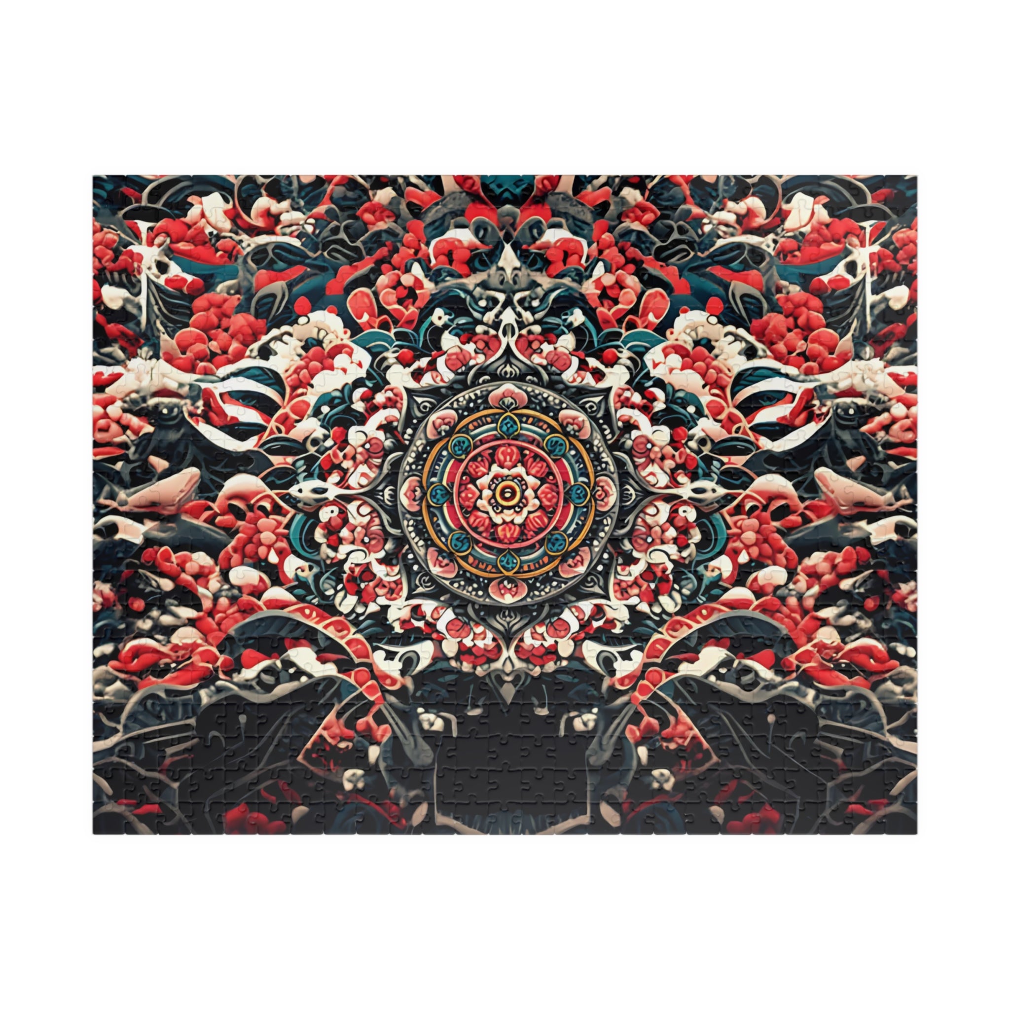Mandala Puzzle Set - Meditation Gift and Family Game Night Activity