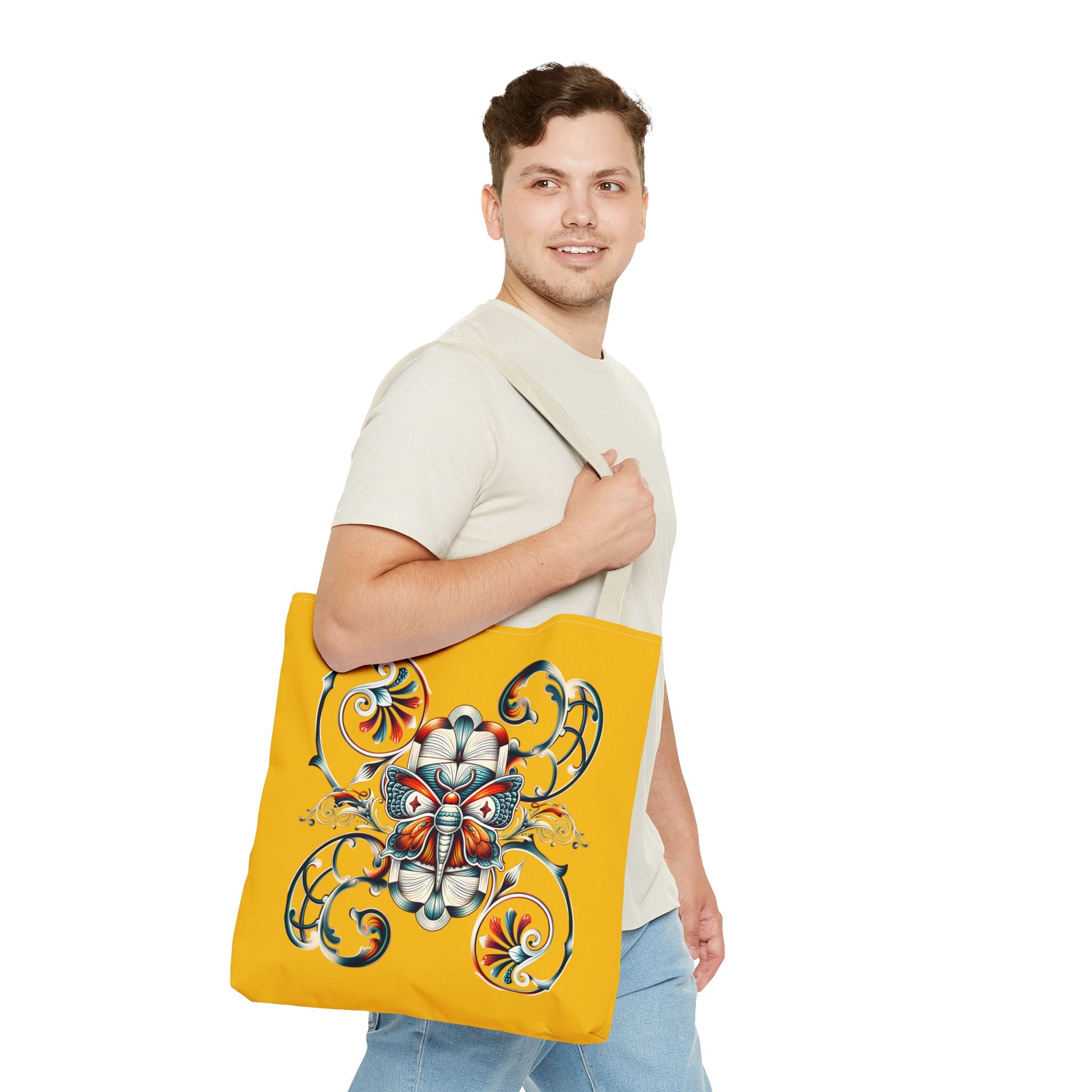 Butterfly Heart Tote Bag