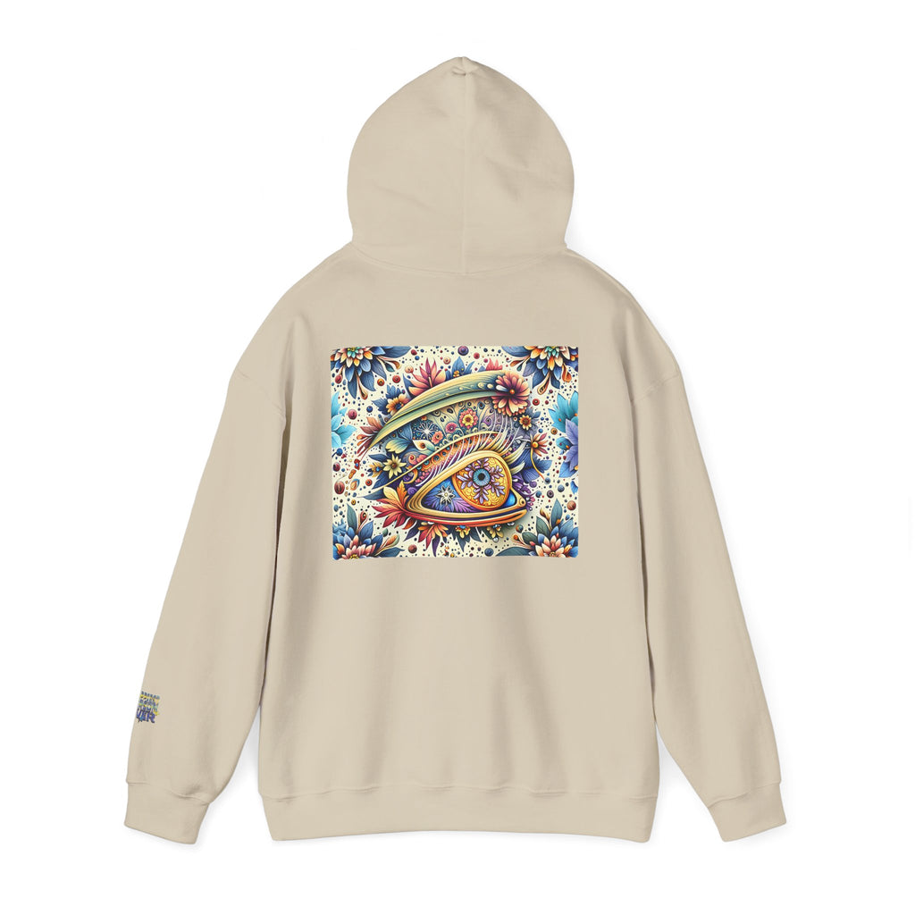Happy Person Hoodie — Colorful Psychedelic Eye Art Pullover