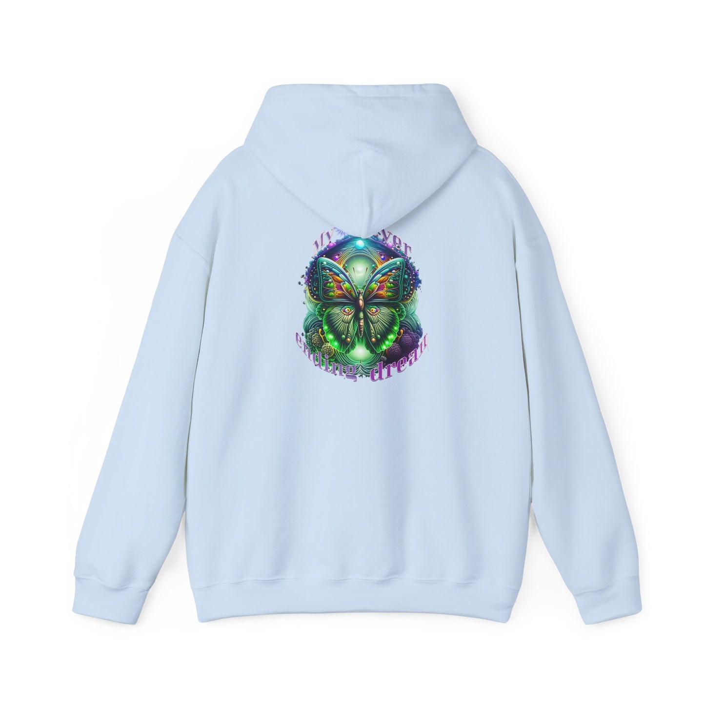 Enchanted Butterfly Hoodie - Cozy Unisex Sweatshirt, Nature Lover Gift, Cool Streetwear, Eco-Friendly Apparel, Festival Wear